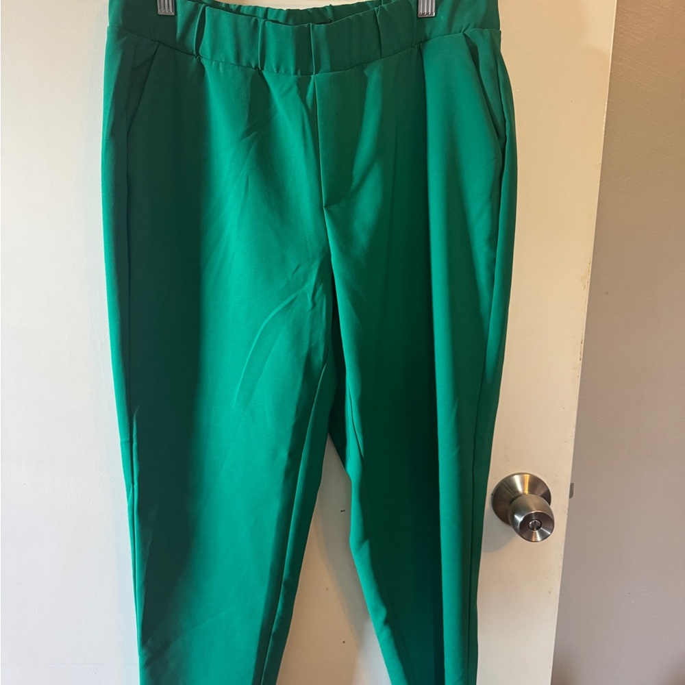 Torrid Emerald Green Cropped Pants